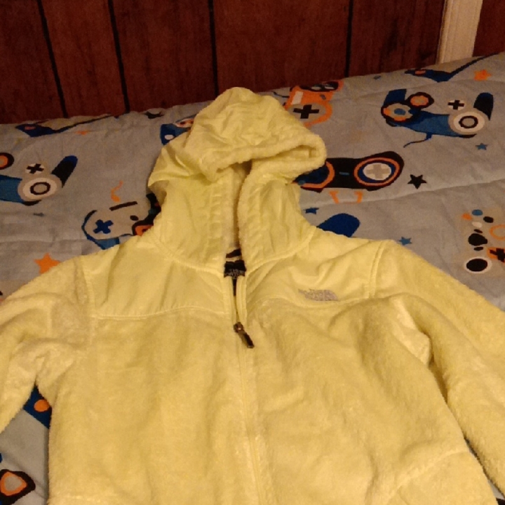 The North Face Light Yellow Fleece Jacket, Women's Size S
